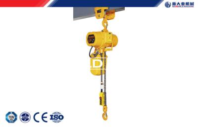 China Yellow 3 Meter Chain 10 Ton Electric Hoist With Remote Control for sale