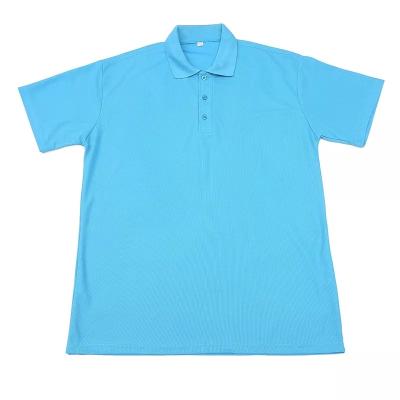 China Custom Plain T-Shirt Anti Shrink Polo Shirts Logo Cotton Solid Color Golf Blank Polo Shirts High Quality Double Mercerized for sale