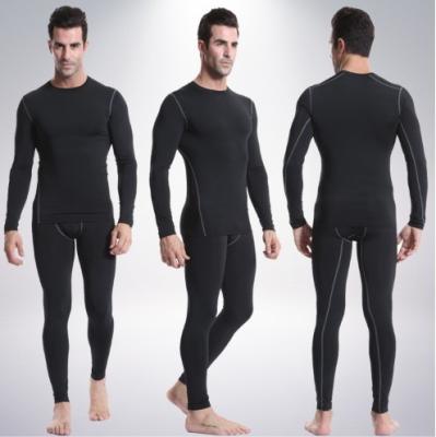 China Amazon Muscle Gym Hot Selling Adjustable Warm Fitness Sportswear Slim Fit Thermal Compression Clothing for sale