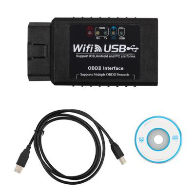 China Ferramenta diagnóstica da varredura de WIFI USB OBD2 EOBD do varredor do carro WIFI327 universal à venda