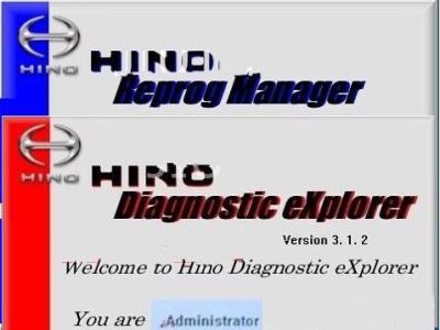 China Hino Diagnostic Software Explorer / Reprog Manager for Diagnostic Tool for sale