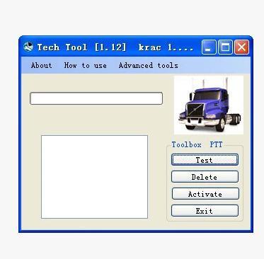 China LKW-Diagnose-Software Service-Aktivierung 1,12 Volvo Postverwaltung Keygen Volvo zu verkaufen