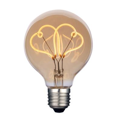 China Retro New Arrival LED Filament Vintage LED Filament Bulb Luxury Curved Nostalgic Curved LED Filament Bulb for sale