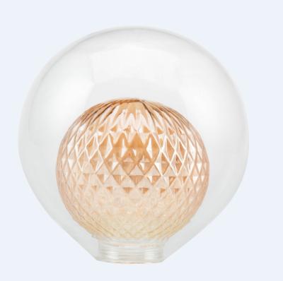 China Customized Antique G125 G95 Tube Size Glass Shade With Thread 24mm 31.5mm Different Colors Glass Shades And Different Shapes for sale