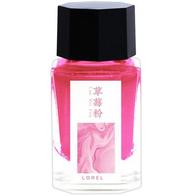 China LORELEI Writing And Drawing 15ml Glass Bottle Carbon Colored Gold Powder Fountain Pen Inks Writing Inks for sale