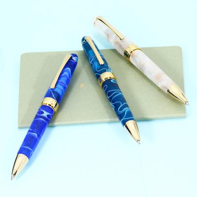 China Luxury RECHARGE 2022 Pen With Hand Polished With Logo Offer Acrylic Ball Pen Customized for sale