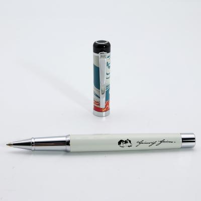 China Cap-Lingmo Hot Selling Promotional Design Customized Printing Metal Roller Pen for sale