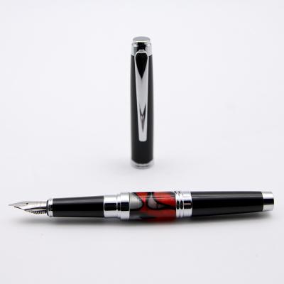 China Hat Business Gift Calligraphy Metal Pen Set Hot Selling High Quality Fountain Pen - for sale