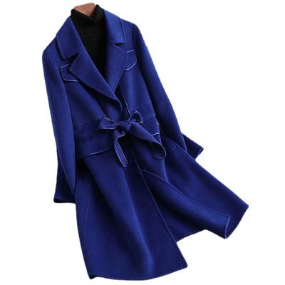 China 100% Official Lady Of Anti-wrinkle YOUANNA Women's Coat Wool Fur Jacket Winter Coats For Women Coat HW2043 for sale