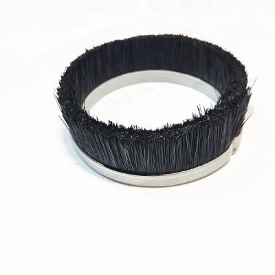 China Custom Rope Brush Seals Cup Form Door Shaped Band Around Brush for sale