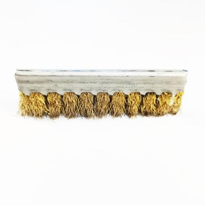 China Customized descaling twisted stainless steel wire strip brush for factory price for sale