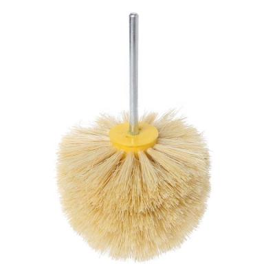 China Tampico Fiber Sisal Deburring Deburring Brush Head Mushroom Buffing Polishing Grinding Brush for sale