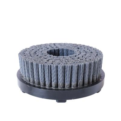 China Manufacturer Polishing Abrasive Tool Deburring Nylon Disc Brush for sale