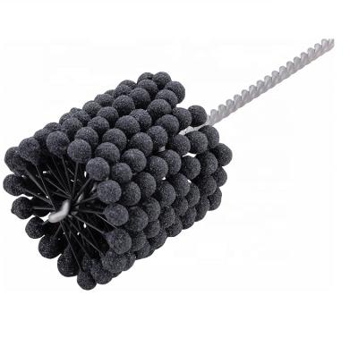 China Motor Cylinder Finishing Brush Customized Silicon Carbide Ball Cylinder Polishing Abrasive Tube Honing Brush for sale