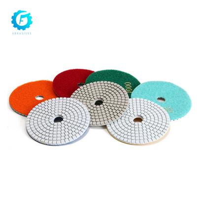 China Stone Polishing Good Quality Granite Polishing Pads Diamond Floor Wet Polishing Pad For Stone for sale