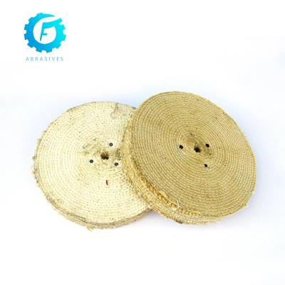 China 100% sisal wood sisal polishing wheels with hard and soft type sisal wheel supplier for sale