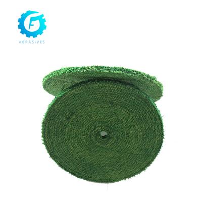 China Metal/stainless steel sisal hemp wheel oiled sisal surface polishing polishing wheel for stone polishing agent for sale