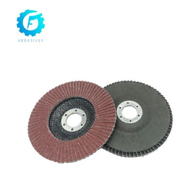 China Hot Selling Metal Wood Fin Steel Polishing Disc For Metal Polishing Grinding Wheels With Aluminum Oxide Fin Disc for sale