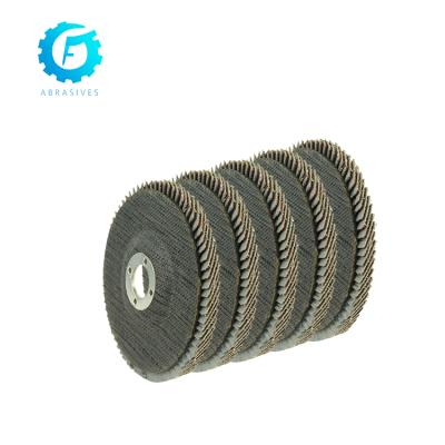 China Metal Backing Metal Fin Disc Fin Disc Wood Steel Polishing Disc Best For Aluminum Fin Disc Grinding Wheels Making for sale