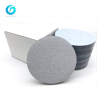 China Manufacturer Sells 5 Inch White Sandpaper Sandpaper Sanding Disc Sanding Paper Disc for sale