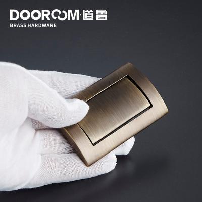 China Dooroom Traditional Brass Furnitur Handles Wardrobe Dresser Cupboard Cabinet Drawer Shoebox Furniture Kitchen Knobs Black Gold Bronze Pulls for sale