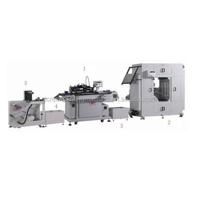 China Full Automatic Factory Feeder Lamination Computerized 1 Color IMD Screen Printing Machine for sale