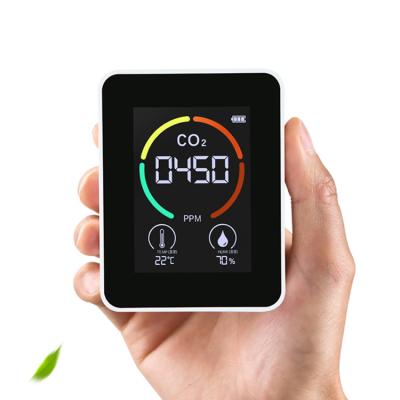 China -1 to 70 â „ ƒ Portable Infrared Indoor Air Quality Monitor Mini Carbon Dioxide Concentration Detector Gas Alarm Sensor CO2 Meter for sale