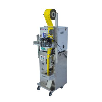 China 1-99g automatic food counting sorting parts screw nuts bolt packaging machine spiral three sidespacking machine for sale