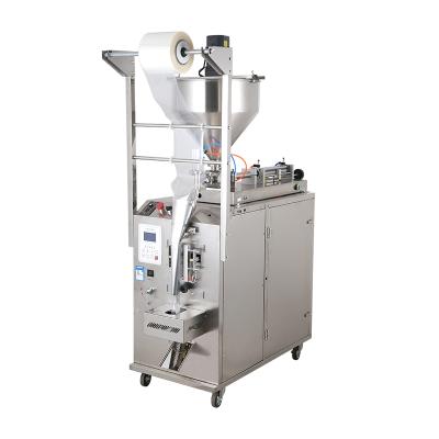 China Automatic Food Mustard Sauce Weighing Packing Machine Back Sealing for sale