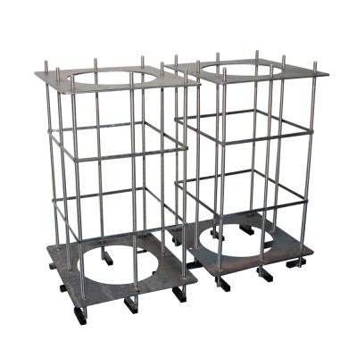 China Cuero para viajes Joyería de acero galvanizado Kit de jaula de tierra resistente a la corrosión Resistente a los rayos UV para el sistema de tierra en venta