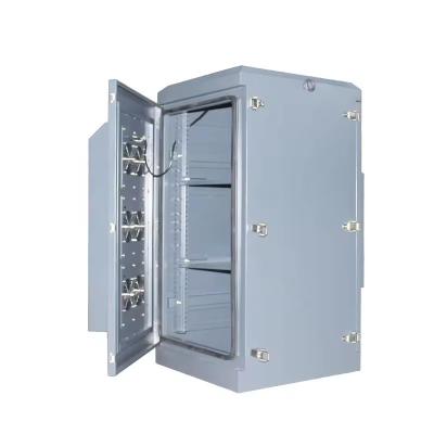 China Cabinet de red exterior refrigerado por aire IP66 Cabinet de servidor exterior para redes exteriores en venta