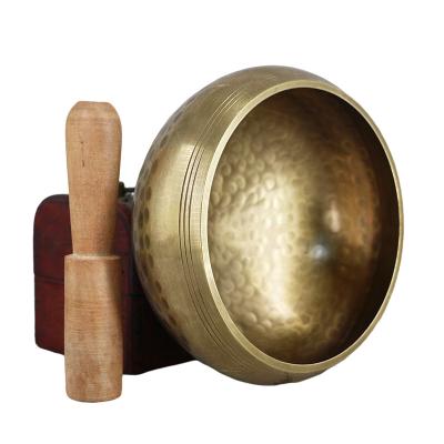 China Custom Factory Wholesale Meditation Spiritual Healing Yoga Imitation Antique Singing Tibetan Singing Bowl for sale