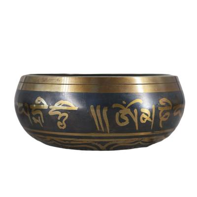 China Custom Handmade Healthy Sound Therapy Africa Yoga Bowl Tibetan Singing Bowl Nepal Buddha Singing Bowl for sale