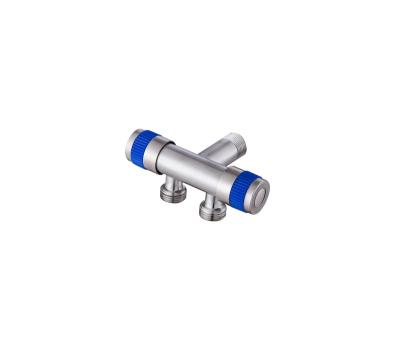 China Professional Rust Protection China Manufacture Bathroom Angle Valve Control Double Angle Valve for sale