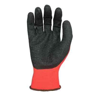 China Protective Hand Protective Hand Polyester EN420 Liner With Latex Work Hand Liner Gloves for sale