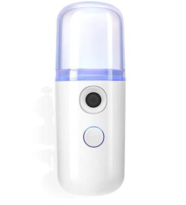 China Portable Rechargeable Facial Beauty Sprayer Nano Mist Moisturizer USB Nano Mist Sanitizer Sprayer for sale