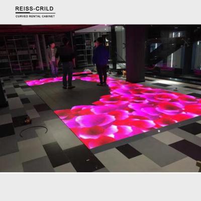 China Low Attenuation Lighted Dance Floor Panels Customized Size Wide Viewing Angle for sale