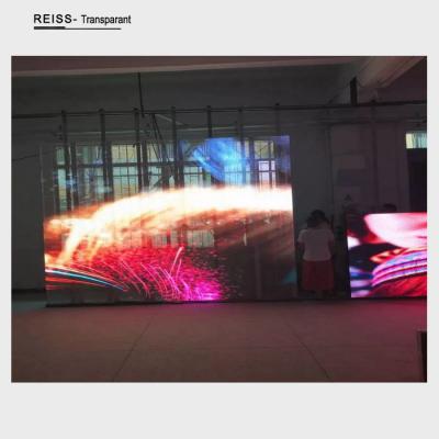 China High Durability Outdoor Transparent LED Display Wide Viewing Angle for sale