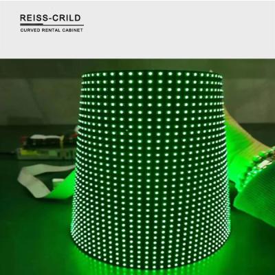 China Pantalla de vídeo flexible 240x120m m de P2.5 1000nits SMD1010 LED en venta