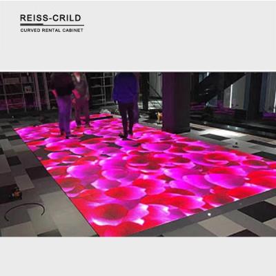 China 1600nits 180W/m Dance Floor Led Display 500x1000mm for sale