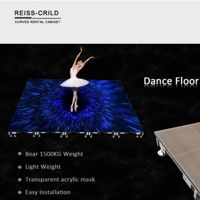 China Waterproof SMD5050 P6.25 Led Dance Floor Tiles 45W for sale