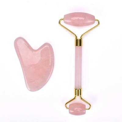 China Factory Direct Comfortable Supply Best High Quality Price Mounted Quartz Roller Gua Sha Scraper Massage Tool for sale