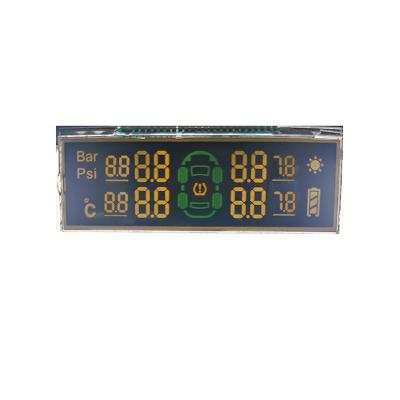 China Solar Tire Pressure Monitoring 2.43 Inch Dfstn LCD Display 7 Segment LCD Display For Solar Tire Pressure Monitoring for sale