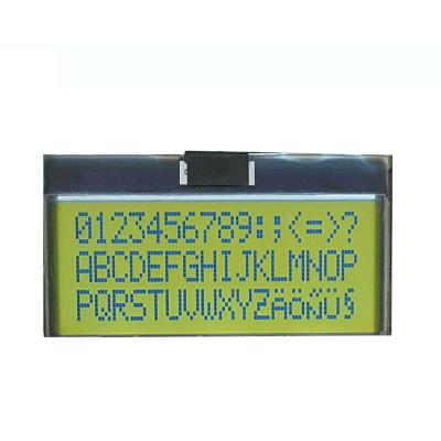 China Water Meter/Thermostat/Other Inch Dot Matrix Display Module Meter Resolution 16*3 2.49 Yellow And Green STN Film Led Display for sale