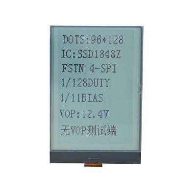 China Water meter/thermostat/other no. Meters 3.69 Inch 96*128 Dot Matrix Screen Transflective IC SSD1848CZ for sale