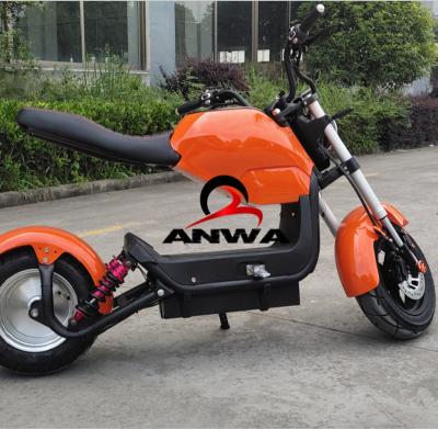 China Double Seat ANWA 2020 electric scooter citycoco 1500w fat tire motorcycle for sale