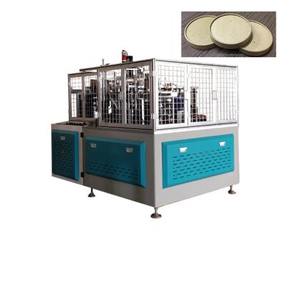 China Hotels Customized Eco Drink Cup Ice Cream Paper Cup Bowl Lid Machine Full Automatic High Quality Biodegradable Lid Machine Price for sale