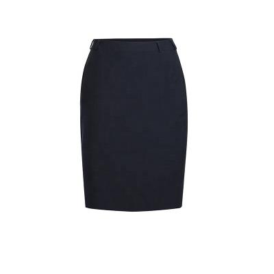 China Dark Color Bank Uniform Women's Slim Skirt Suit Navy One-Stage Set High Quality Women's Formal Uniform for sale