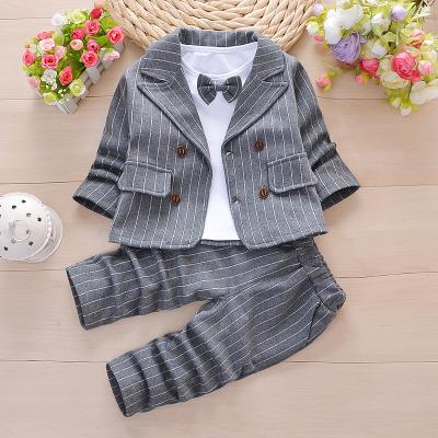 China Formal High Quality Customized Cute Check Suits Customized Casual Kids Suits Boys Clothing Sets Kids for sale