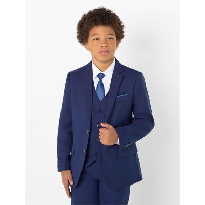 China High quality formal dark traje boys navy junior dress suits for kids boy set for sale